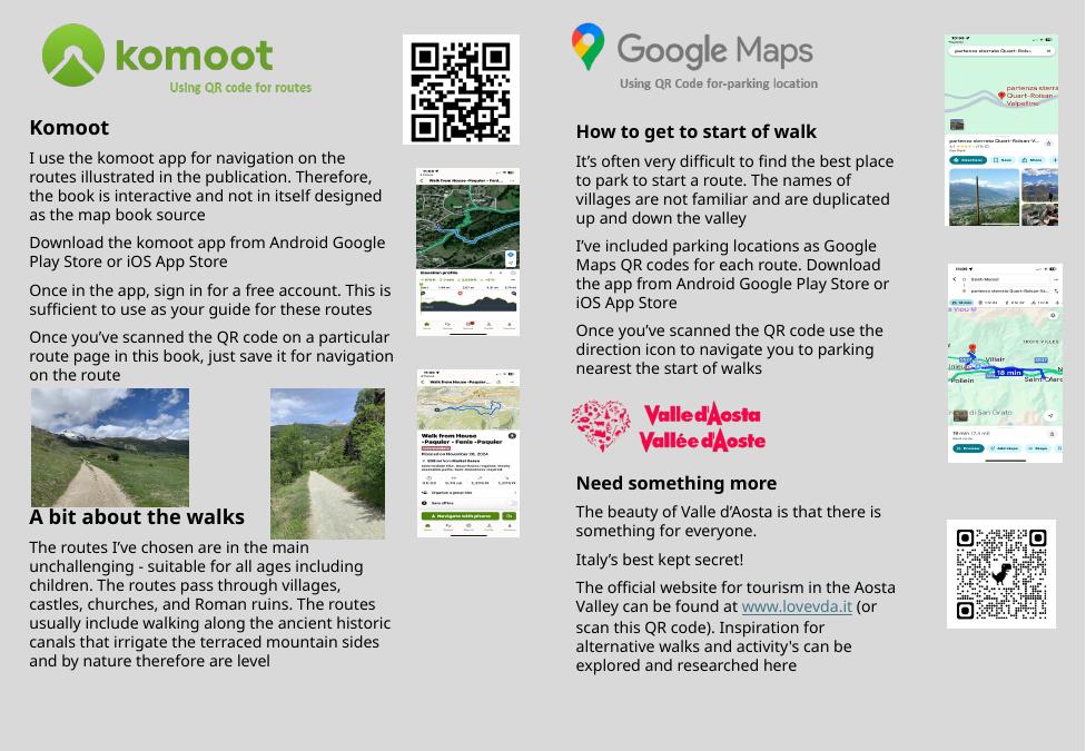 Using Komoot and route navigation