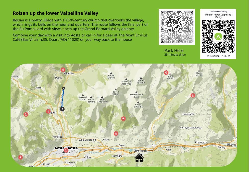 Roisan up the lower Valpelline Valley